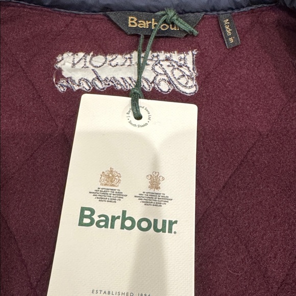Barbour X Jefferson Bourbon Women’s Vest - NWT - Picture 11 of 14